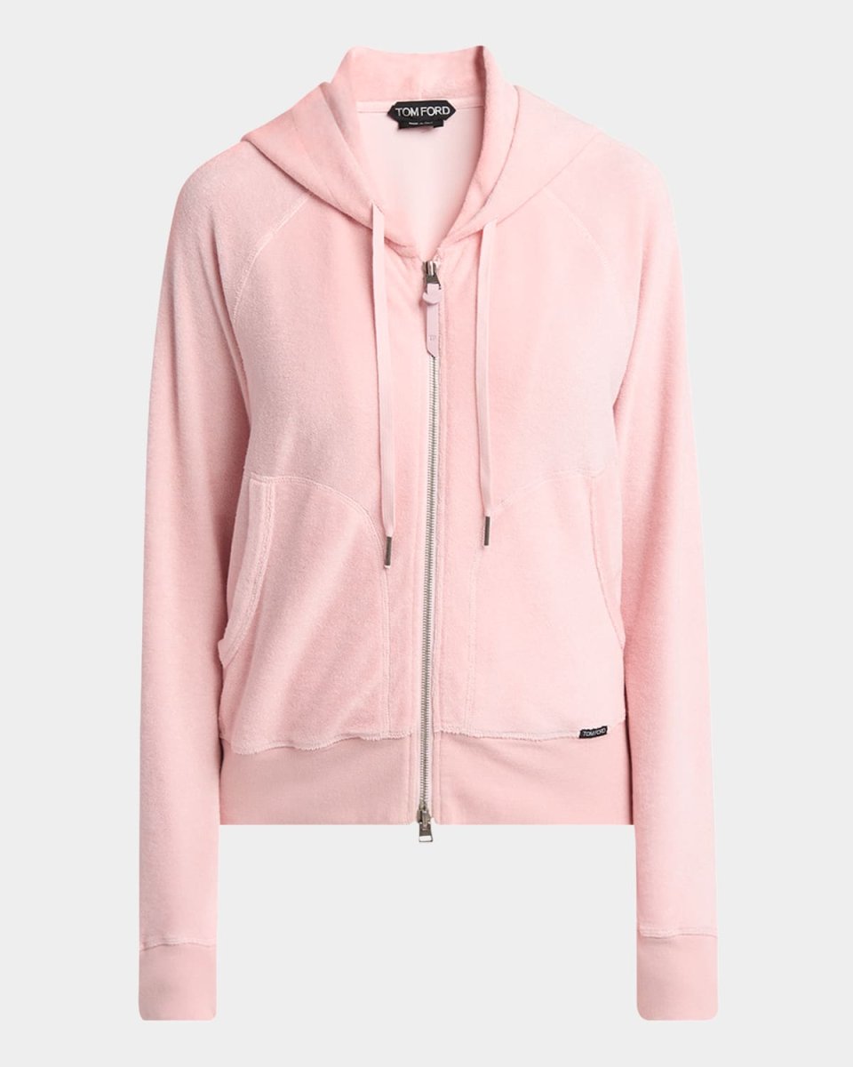 Toweling Jersey Zip Hoodi